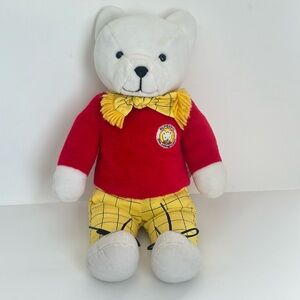 Vintage Rupert Bear 75th Anniversary Plush Soft Toy Golden Bear Telford 1992